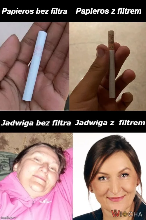 Filtr zmienia wiele .