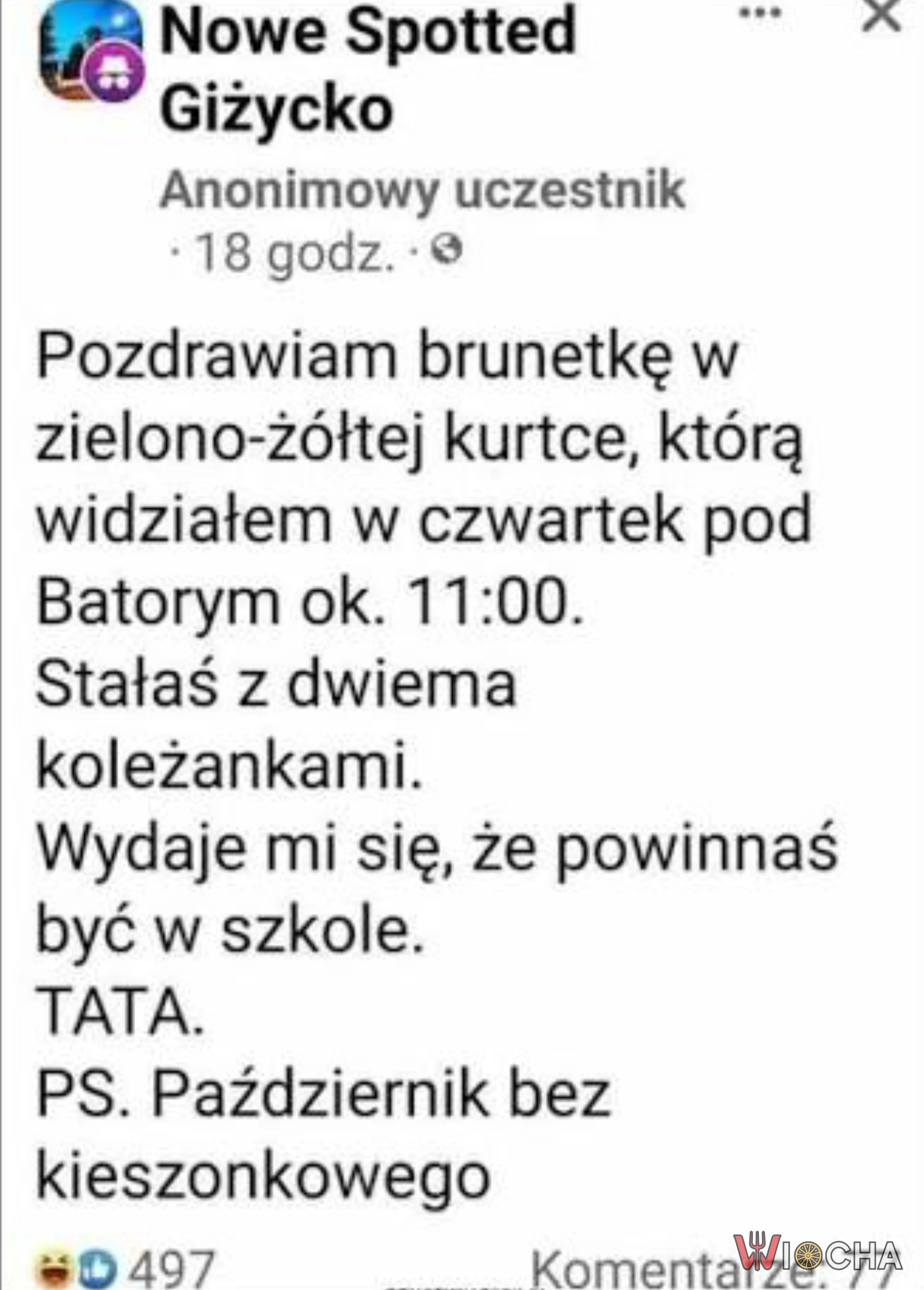 Październik bez kieszonkowego