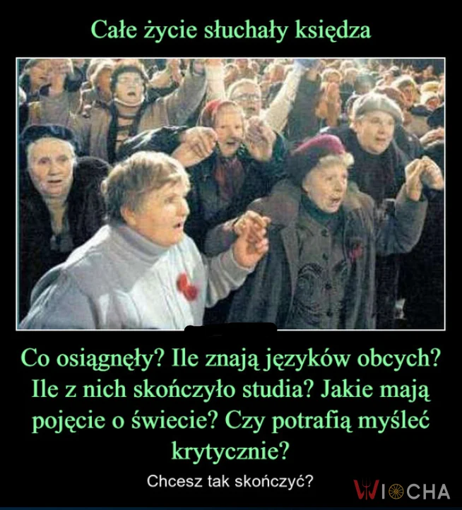 Sekcja "Młodzieżowa" Rydzyka od protestow, za pieniadze PiSu...