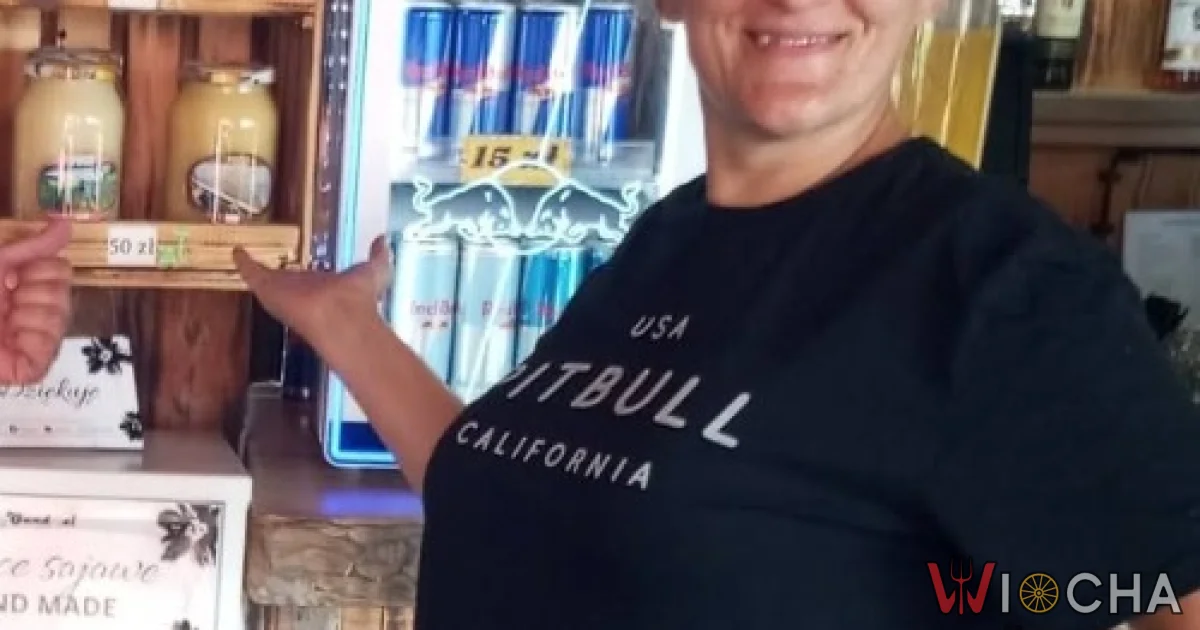 Radna Jadwiga promuje  energetyki. JA odradzam, polski kompot jest zdrowszy.