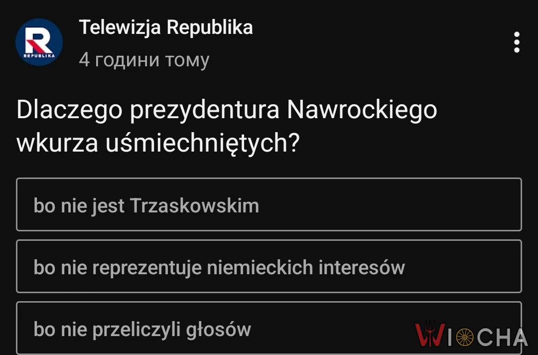 Wszystkie możliwe opcje