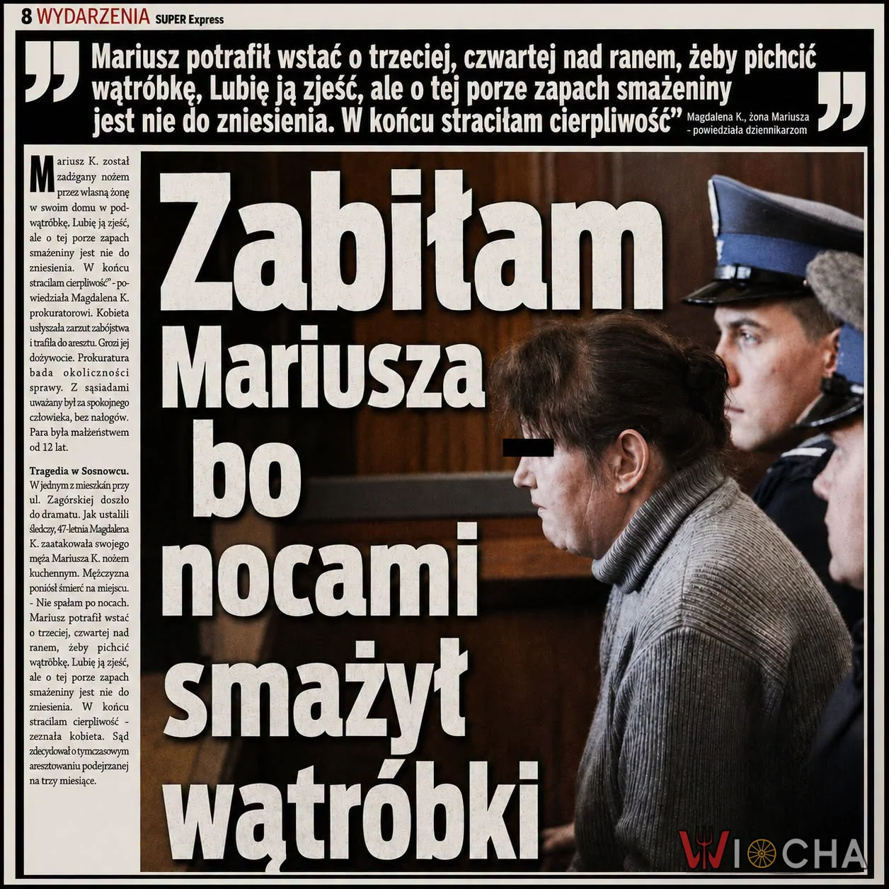 Wątróbka jest winowajcą
