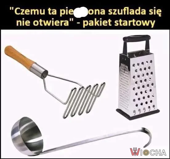 Irytujący kuchenny pakiet startowy