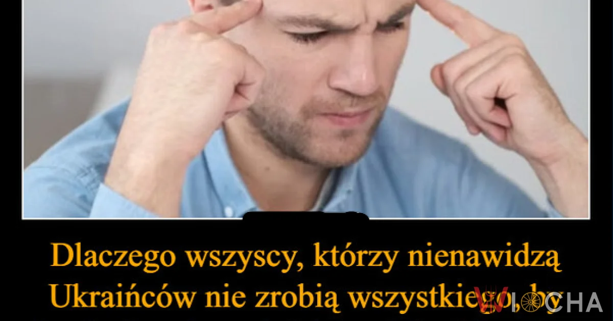 Bo nienawidzą Ukraińców za ruskie pieniądze. Cały ten hejt na Ukraińców jest w interesie Rosji.
