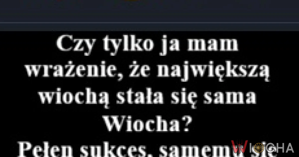 To jest teraz prawdziwa wiocha