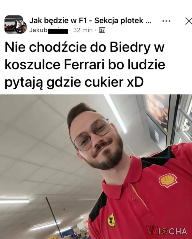 Biedronka w kolorach Ferrari