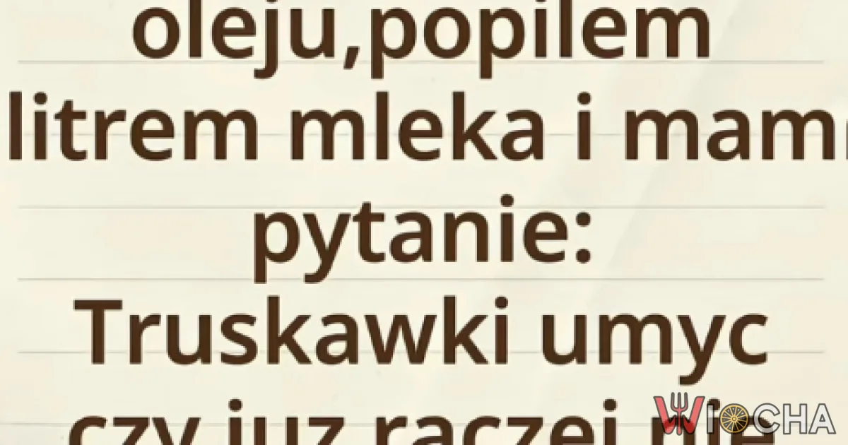 Już raczej nie koniecznie
