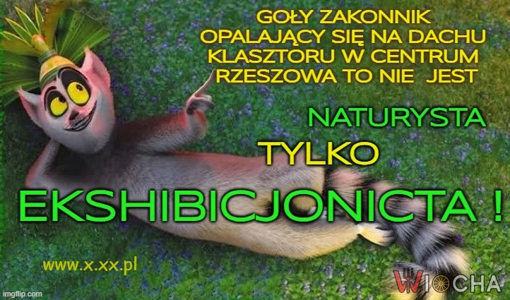 To nie hobby, lecz dewiacja. Naturyści unikają podglądaczy !