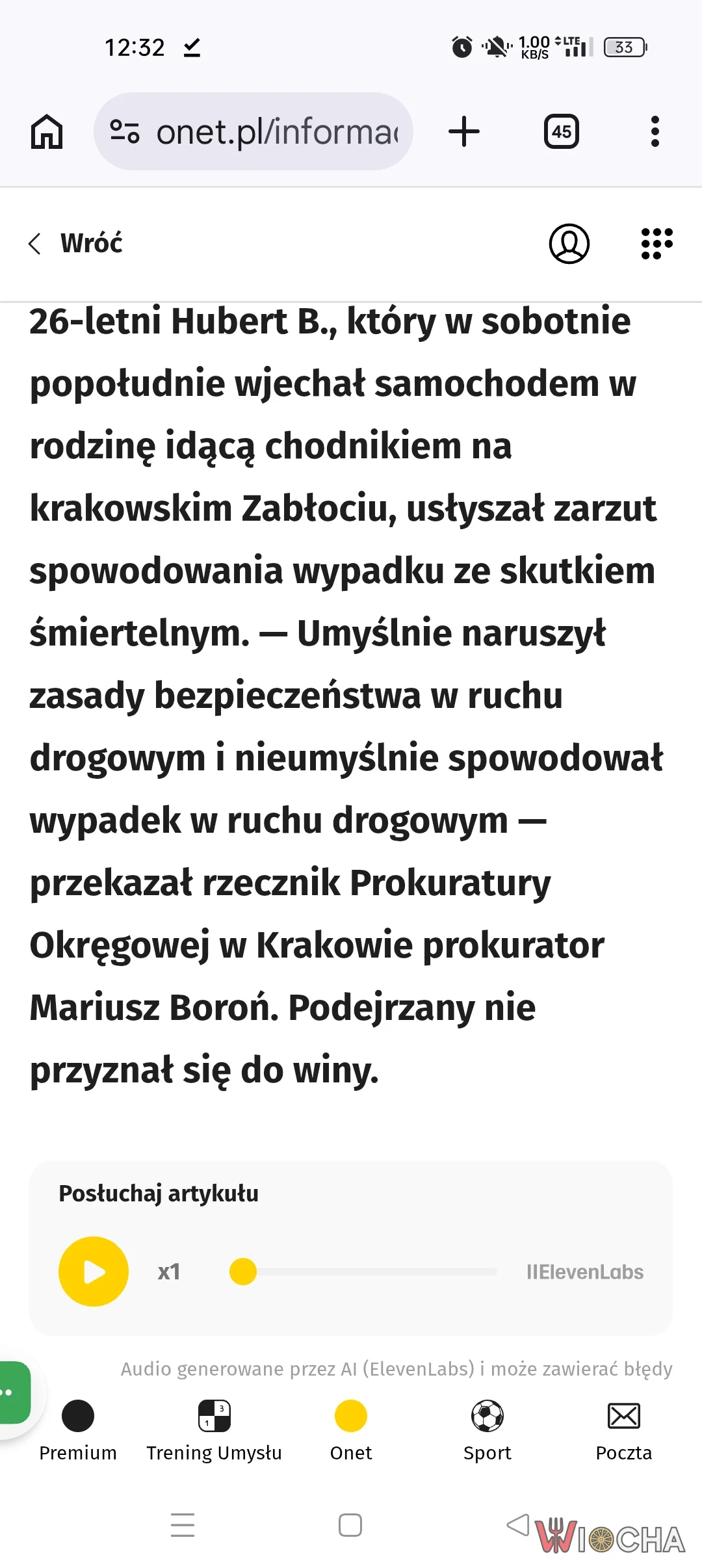 Bo nie miał bogatych rodziców