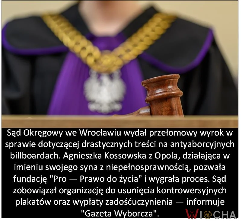 Matka wygrała z fundacją antyaborcyjną. Billboardy muszą zniknąć