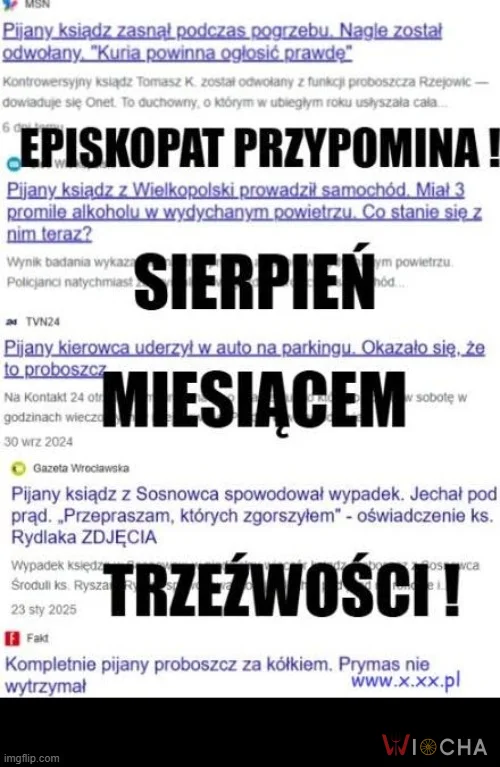 Sierpień miesiącem trzeźwości !
