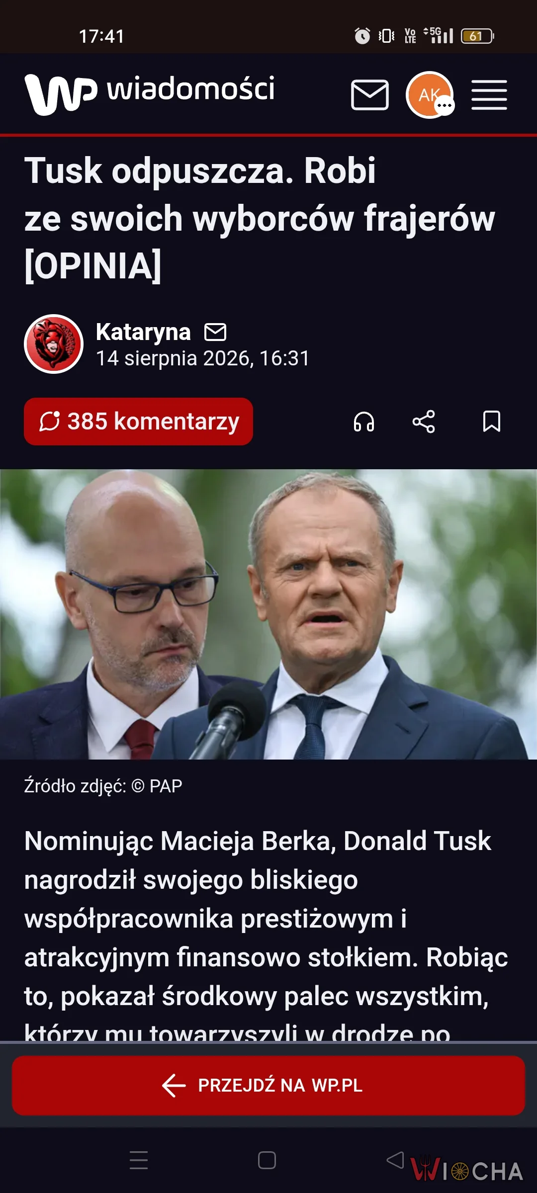 Tak was traktuje heh