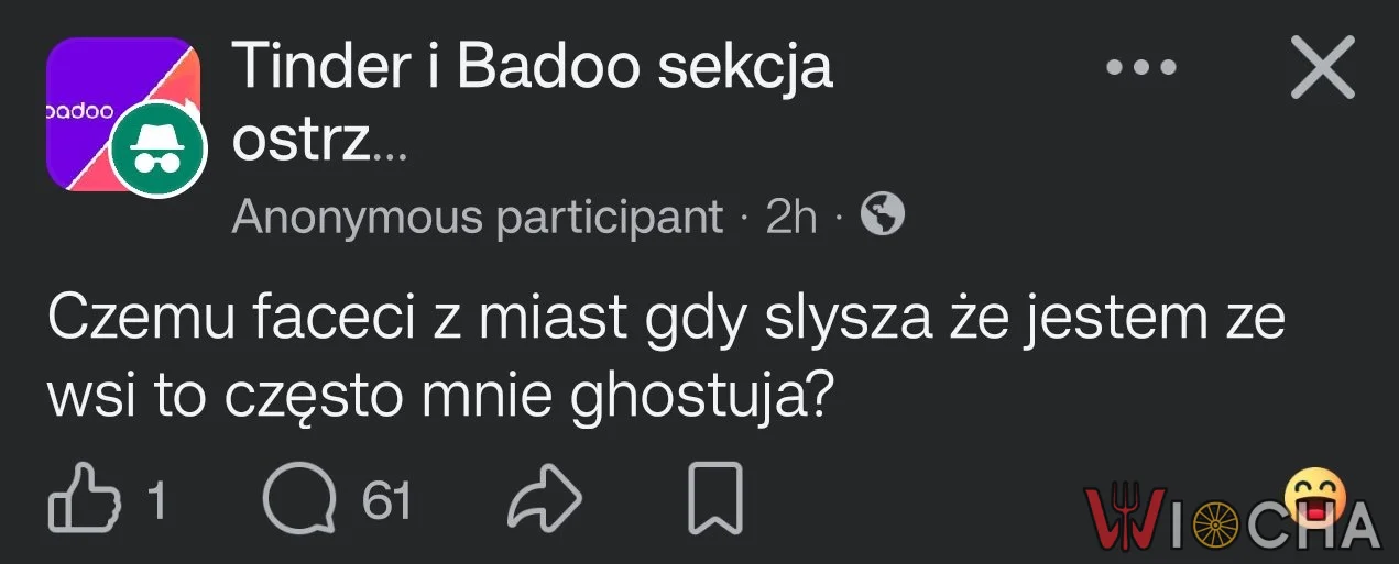 Ci z miasta ghostują tych ze wsi?