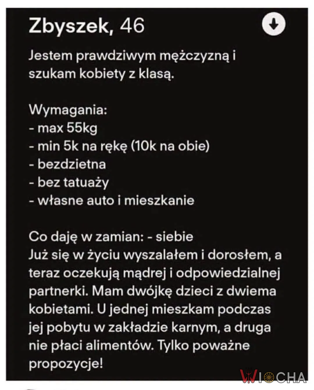 Zbyszek szuka konkretów