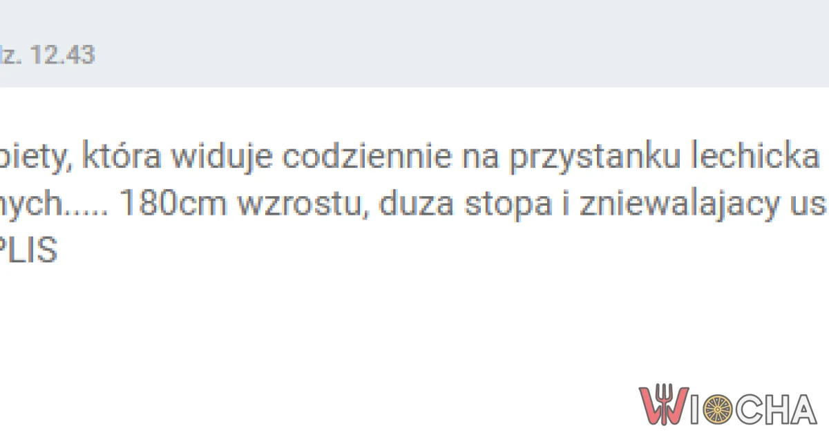Duża stopa i zniewalający uśmiech