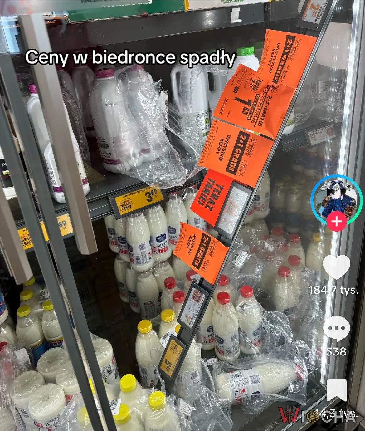 Ceny spadają w Biedronce