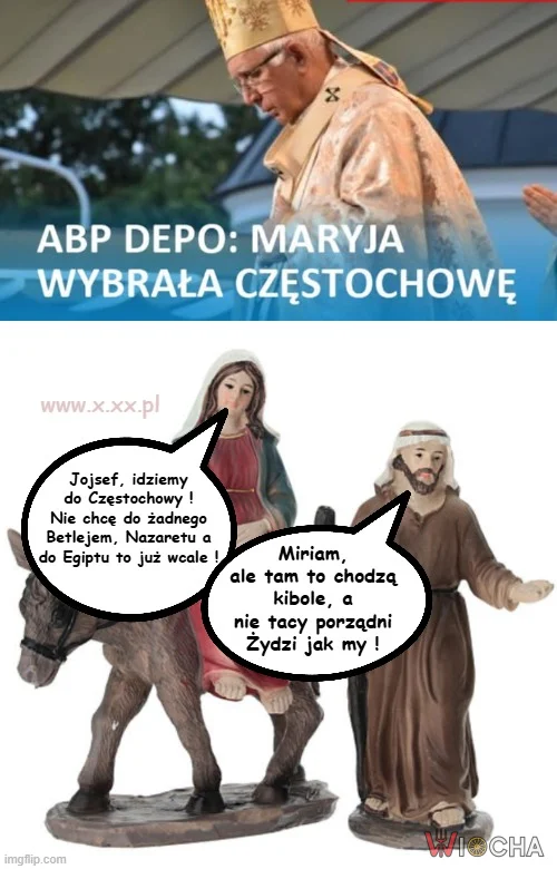 Częstochowa powstała jakieś 1300 lat po czasach Miriam:-)