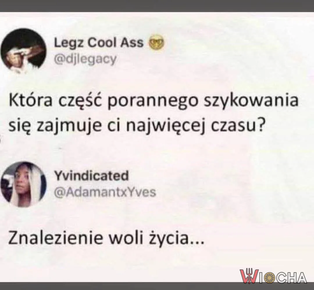 Poranek pełen dylematów