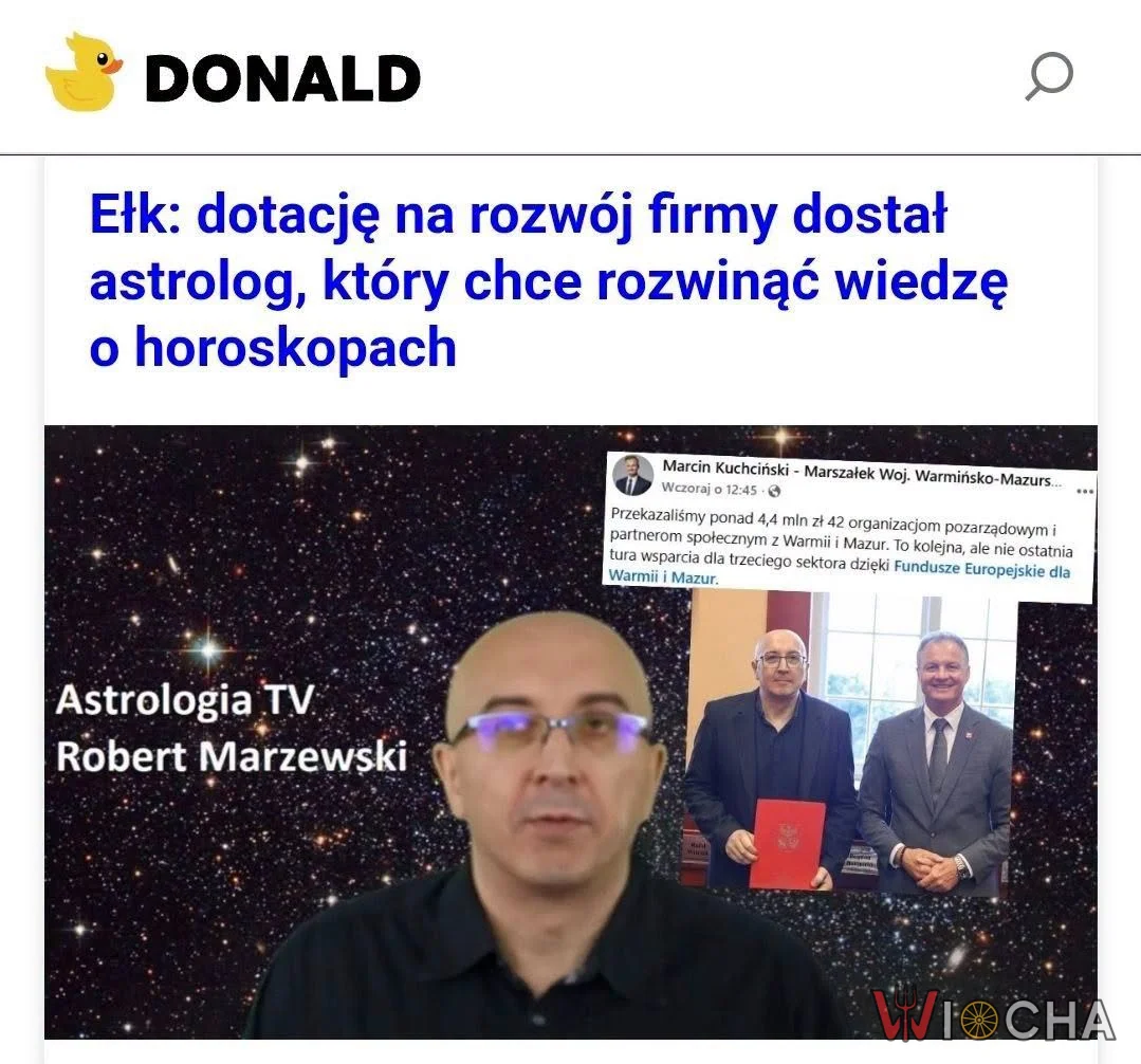 Astrolog z dotacją?