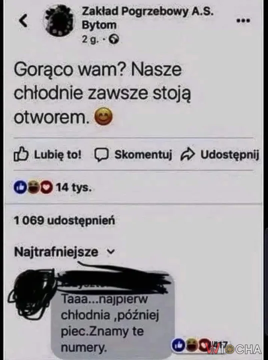 Odwrotnie byłoby trudno ;-)