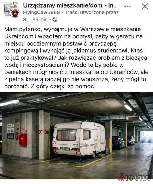 Kemping w garażu? Czemu nie!