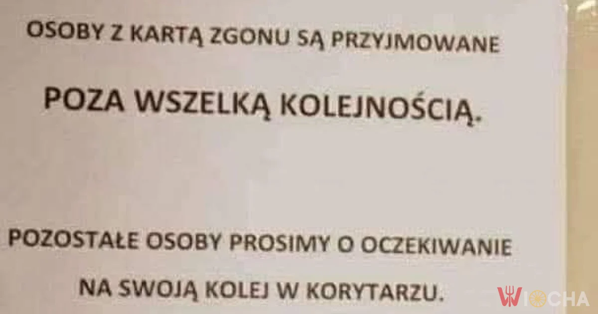 Zgony bez kolejki