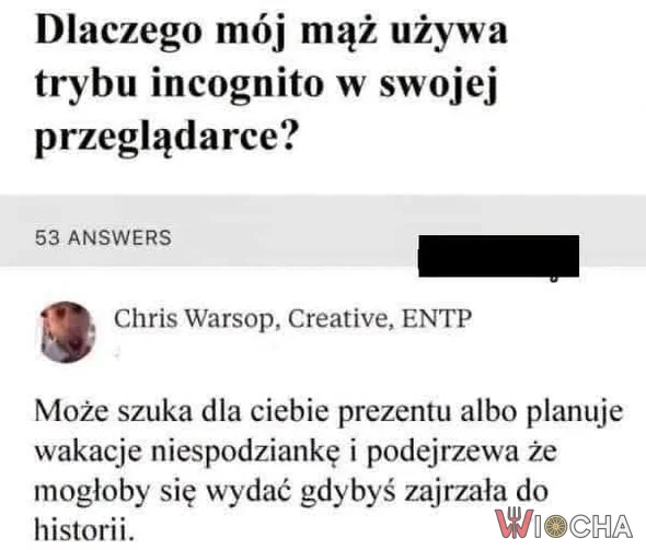 Mąż w trybie incognito