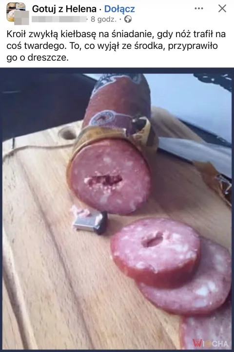 Kiełbasa z niespodzianką