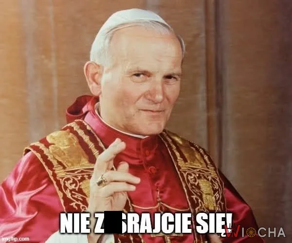 Papież z dystansem