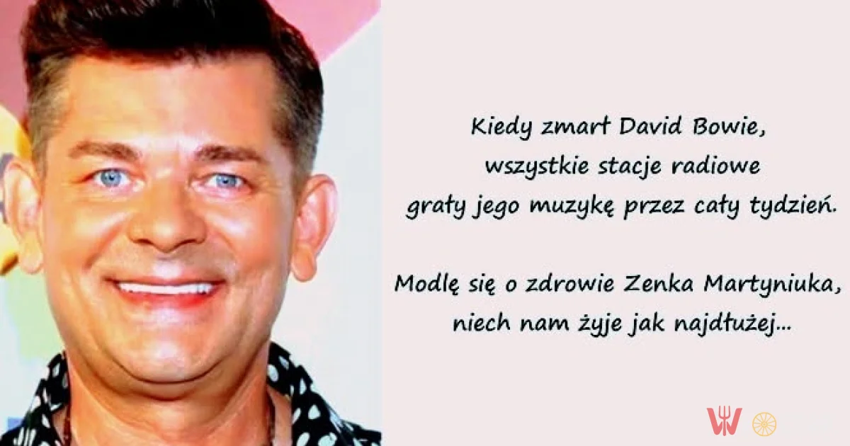 Modlę się o zdrowie Zenka Martyniuka