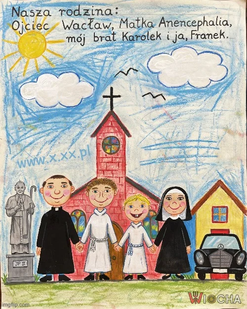 Tata niestety w każdą niedzielę pracuje....