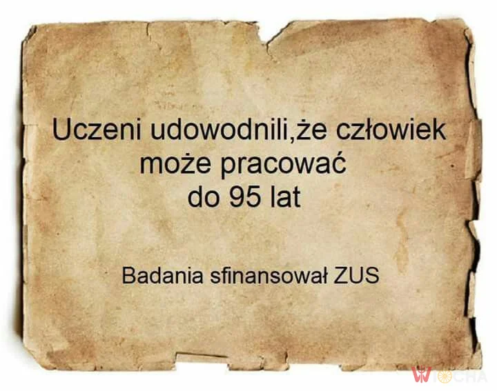 Praca do 95 roku życia