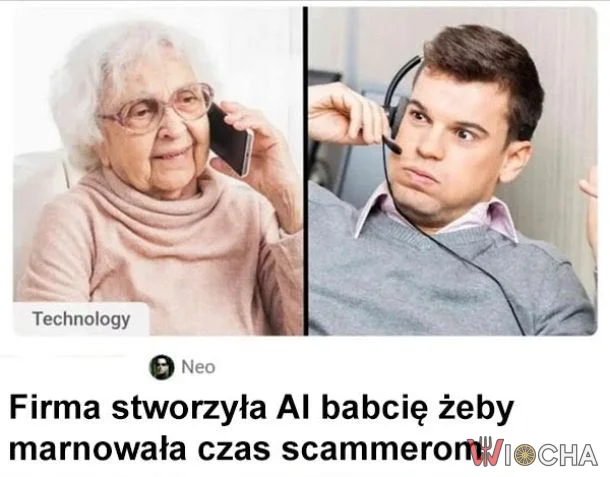 Babcia z AI kontra scamerzy