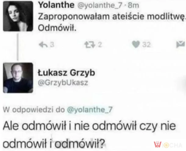 Odmówił czy nie odmówił?