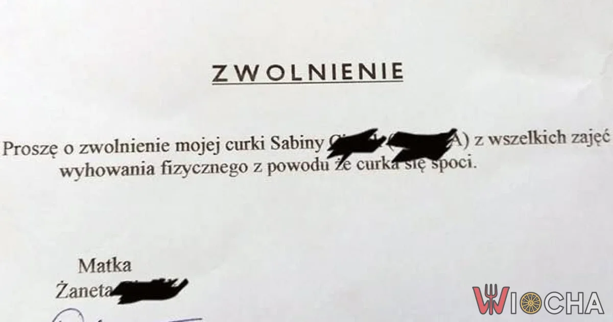 Zwolnienie z WF-u na życzenie