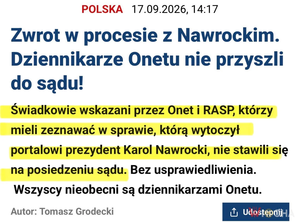 Kto się boi sądu?
