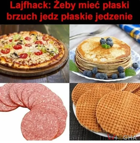 Płaskie jedzenie, płaski brzuch?