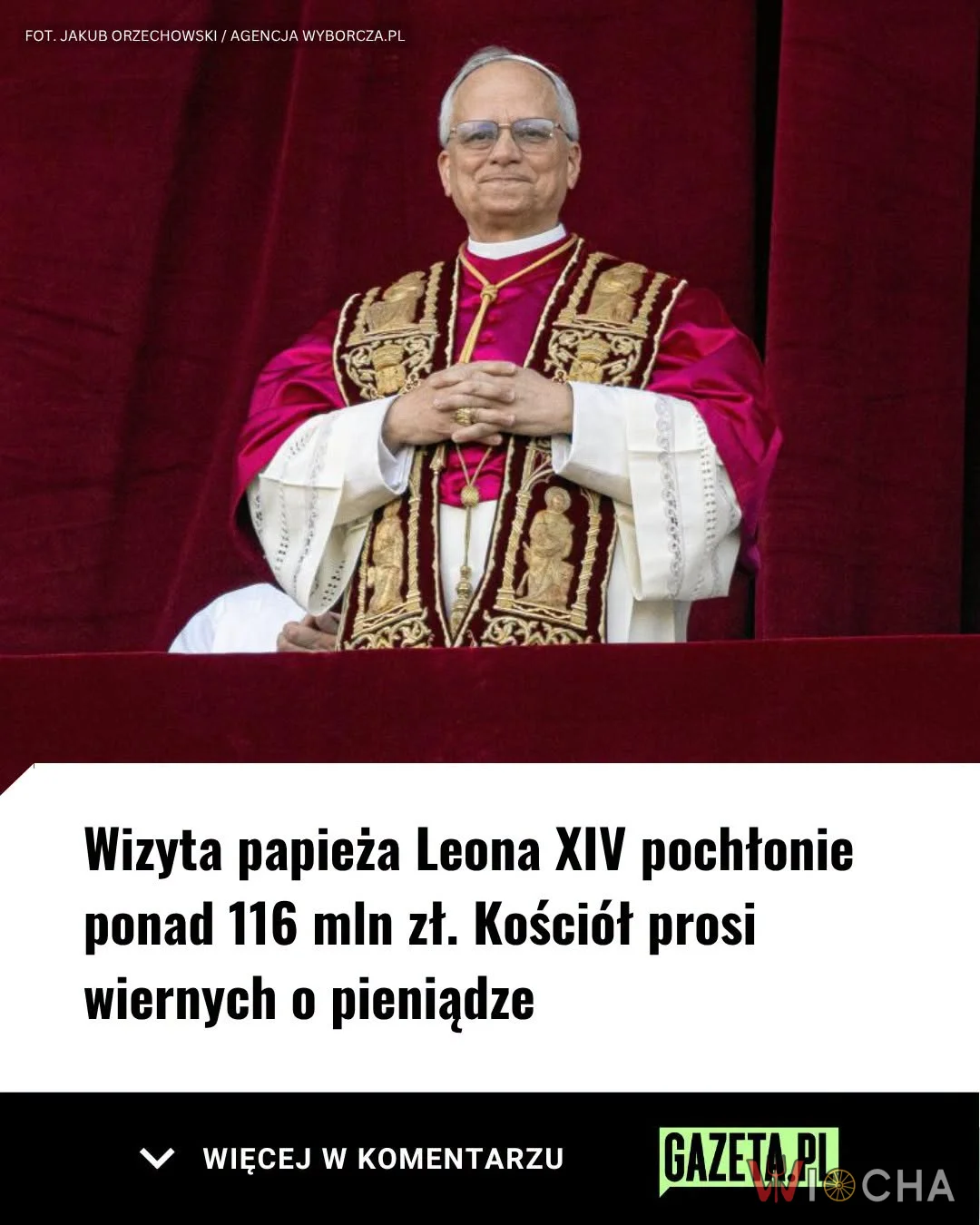 Kasa na papieża?