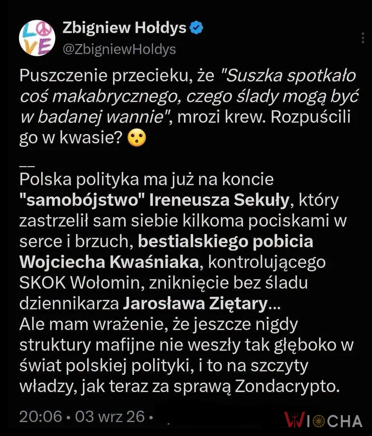 Jeszcze nigdy mafia nie weszła tak wysoko do władzy. Do pisowskiej władzy.