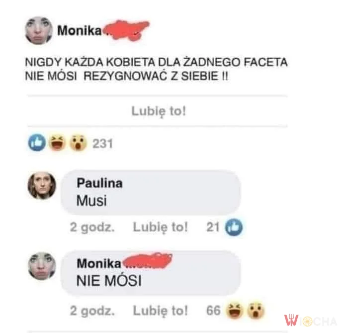 Mósi, wcale nie, nie musi