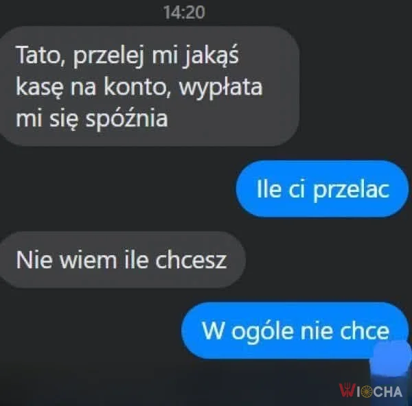 W ogóle nie chcę