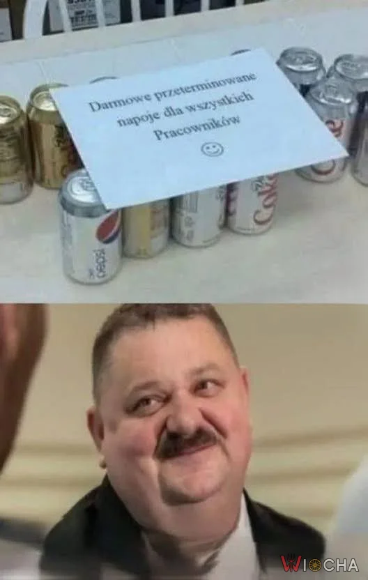 Darmowe przeterminowane napoje, śmiało