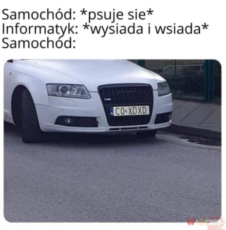Informatyk zawsze wie co zrobić