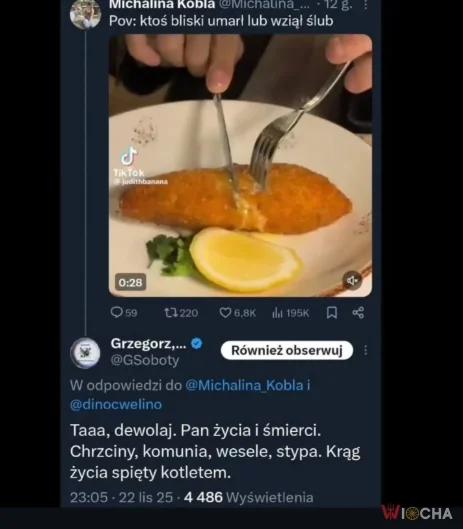 Wszystko połączone kotletem