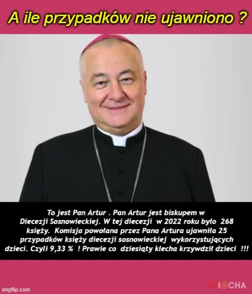 Prawie co 10 klecha w Sosnowcu to......