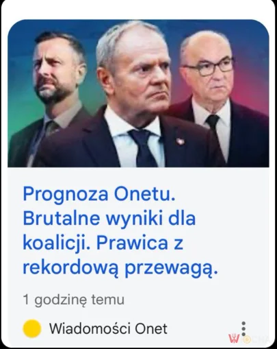 Im więcej Tusk mówi o Nawrockim, tym bardziej KO zbliża się do progu wyborczego. Może problemem nie jest Nawrocki, tylko to, że Polacy coraz mniej chcą słuchać Tuska? 😏
