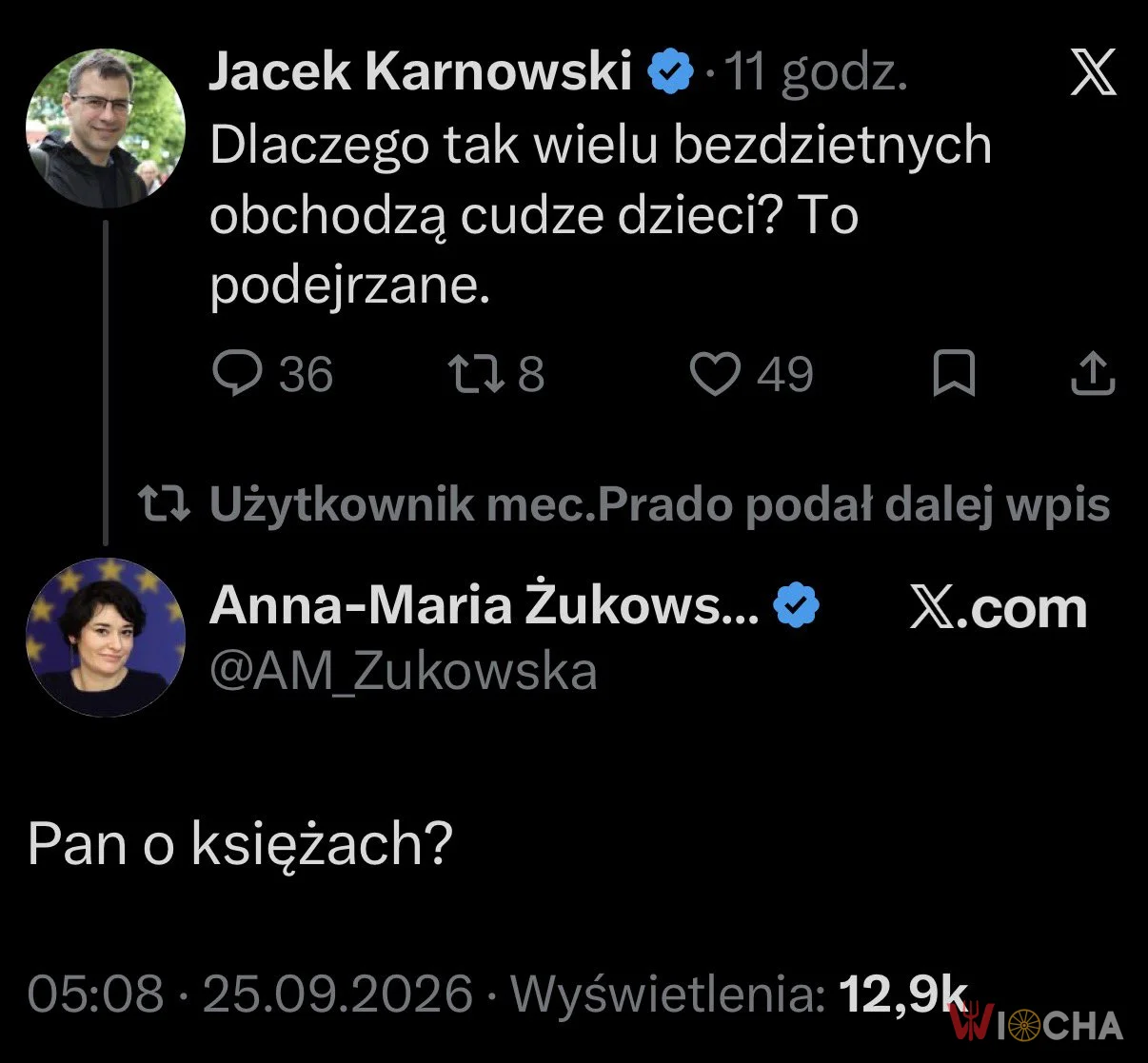 Pan mówi o księżach?