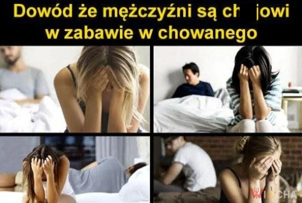 Mężczyźni i zabawa w chowanego