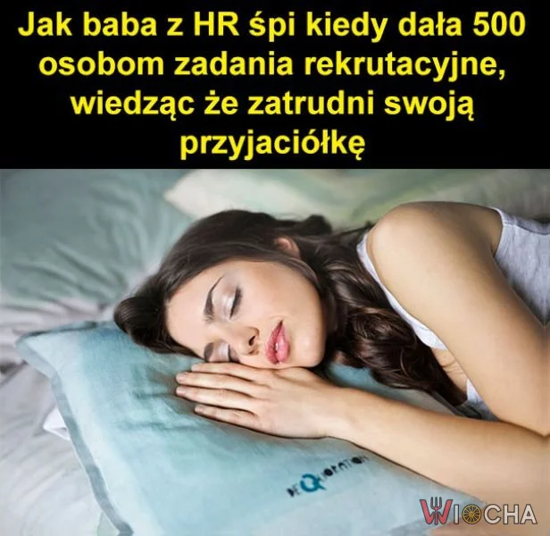 Baba z HR-u śpi mocno