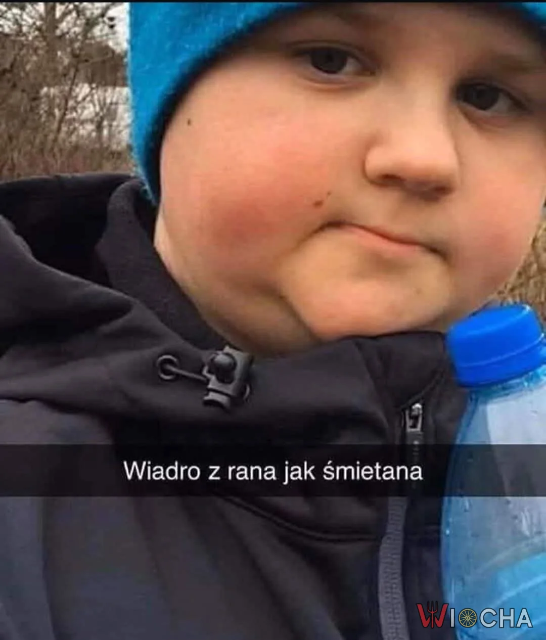 Wiadro z rana jak śmietana